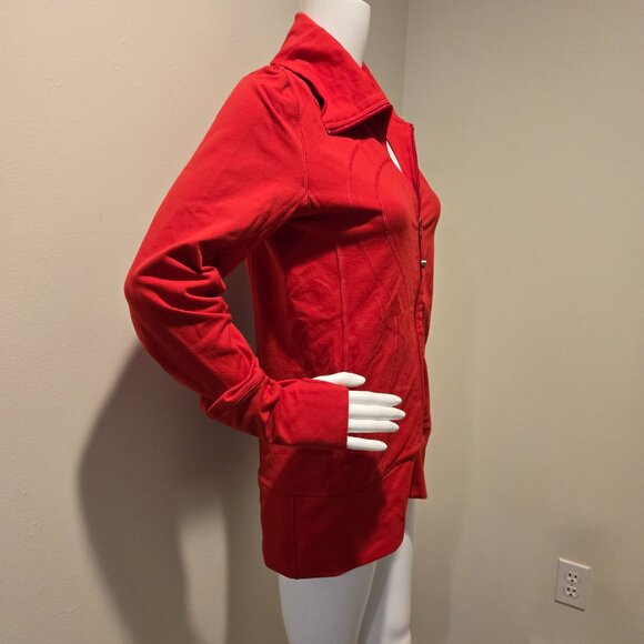 Lululemon In Stride Jacket Currant Red 8 - Picture 5 of 7